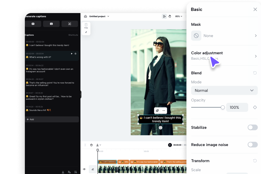 Edit your vlog videos